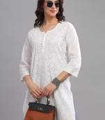 Abeera-chikankari-cotton-straight-kurta