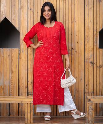 Chikankari georgette kurta for Women 1