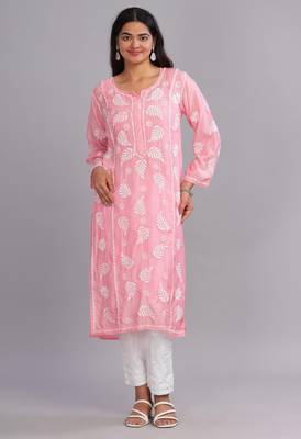 Women Ethnic Chikankari Embroidered Kurta 1