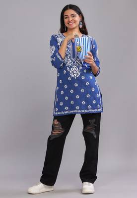 Chikankari cotton top For Womens 1