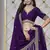 Purple Embroidered Zari Sequins Art Silk Lehenga