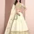 White Embroidered Zari Sequins Art Silk Lehenga