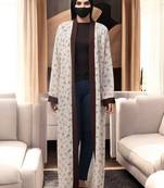 Beige open shrug for any dress or abaya