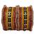 Lahti short bangles set for women with larest zigzag design