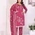 Original hand work chanderi cotton unstitched salwar kameez set (yamuna-pink)