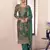 Green embroidered chinon pakistani salwar suit