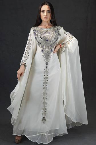 SALE New Moroccan Dubai Kaftans Farasha Abaya Dress Very Fancy Long Gown