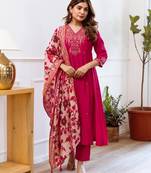 Mani rouge handwork anarkali suit set
