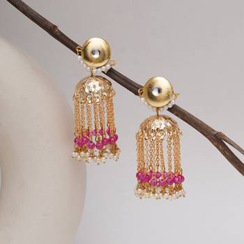 Golden crescent jhumki 1