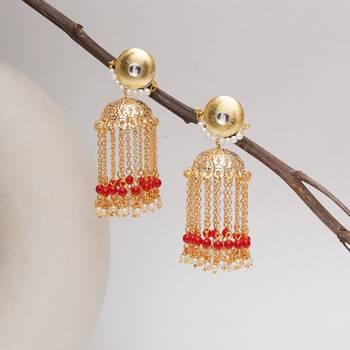 Golden crescent jhumki 1