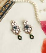 Kundan amore earrings