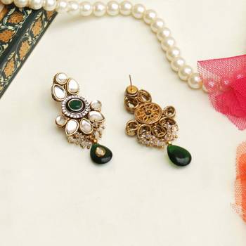 Kundan amore earrings 3