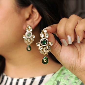 Kundan amore earrings 4