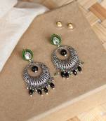 Dangling chaand bali earrings