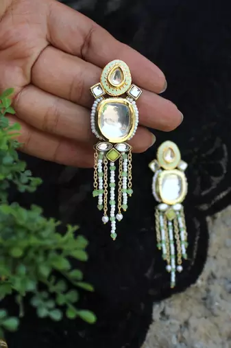 Minty winty  earrings