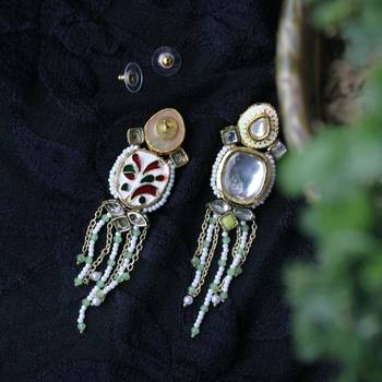 Minty winty  earrings 5