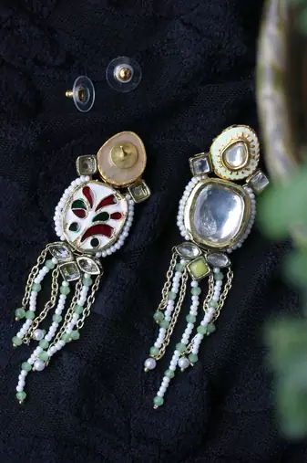 Minty winty  earrings