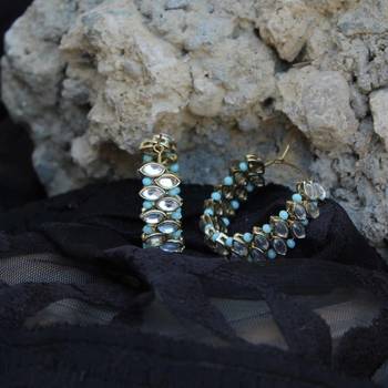 Hoop loop  earrings 3