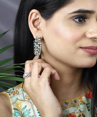 Hoop loop  earrings 4