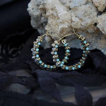 Hoop loop  earrings 5
