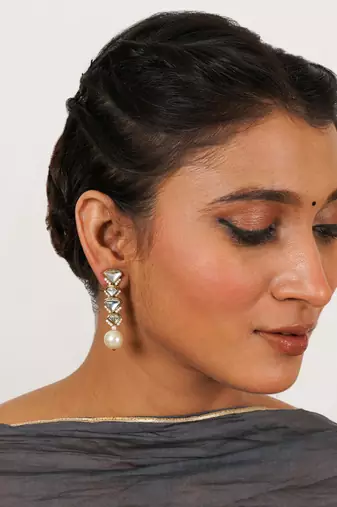 Triangle mangle earrings