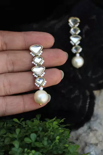Triangle mangle earrings