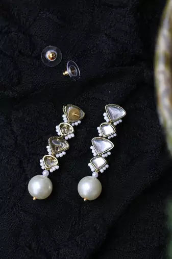Triangle mangle earrings