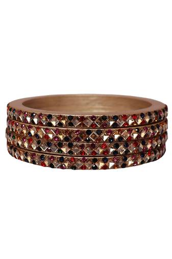 Rajasthani handmade lac bangles for women with latest kundan design