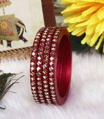 Rajasthani handmade lac bangles for women with latest kundan design