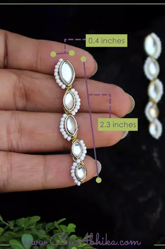 Maar-quise earrings