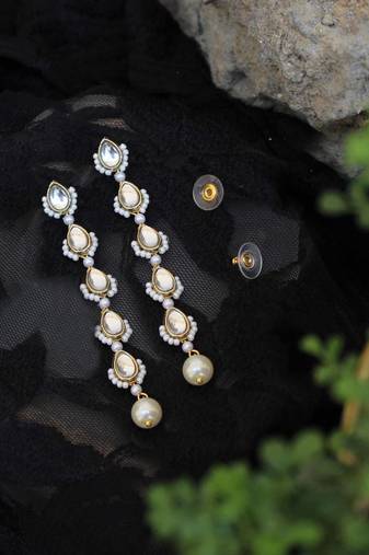 Pear wear earrings