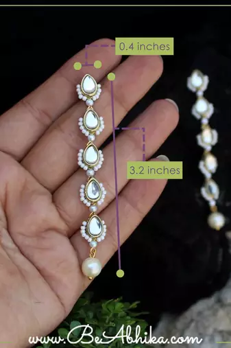 Pear wear earrings