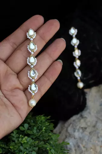 Pear wear earrings