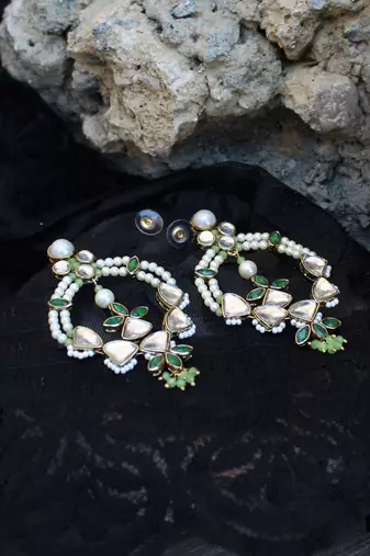 Geometric aesthetic earrings