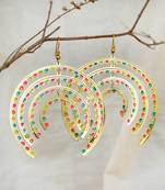Colors of season resin colorful earrings