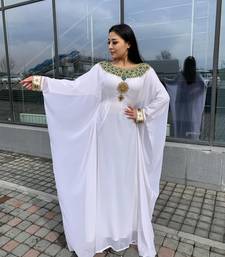 SALE New Moroccan Dubai Kaftans Farasha Abaya Dress Very Fancy Long Gown