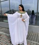 SALE New Moroccan Dubai Kaftans Farasha Abaya Dress Very Fancy Long Gown 