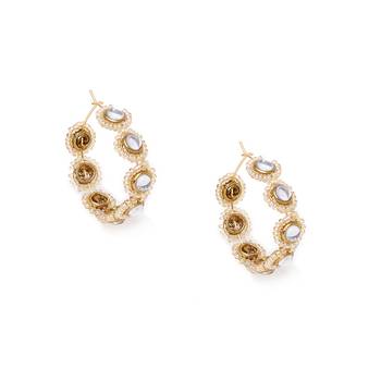 Mounted pearl hoops 2