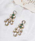 Droopy kundan earrings
