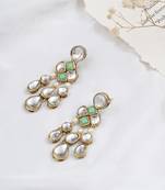Droopy kundan earrings