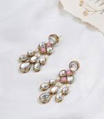 Droopy kundan earrings