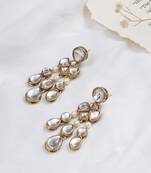 Droopy kundan earrings