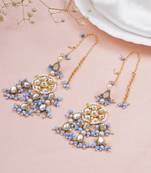 Light blue bliss kanauti earrings