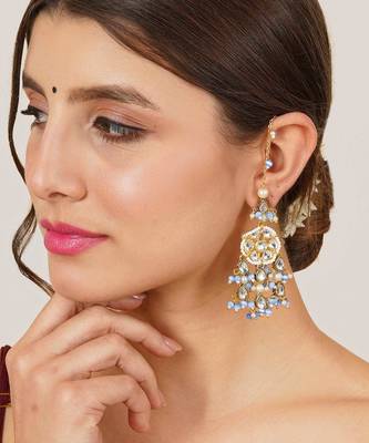 Light blue bliss kanauti earrings 2