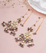 Purple bliss kanauti earrings