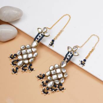 Majestic kundan earrings 1