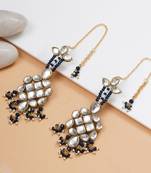 Majestic kundan earrings