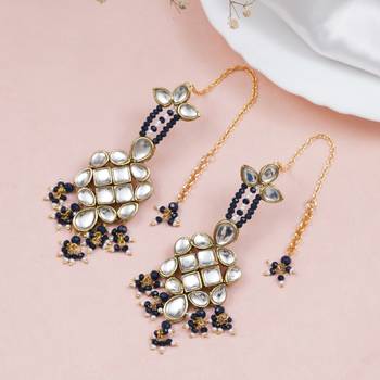 Majestic kundan earrings 3