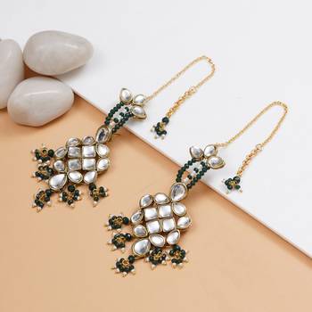 Majestic kundan earrings 1