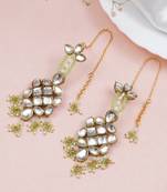 Majestic kundan earrings